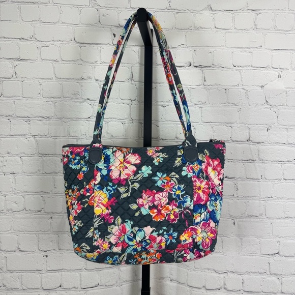 Vera Bradley Carson East West Pretty Posies Tote Bag - Picture 5 of 9